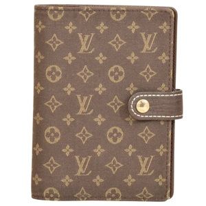 💯 Authentic Louis Vuitton Monogram Mini Lin Agenda Cover Organizer PM